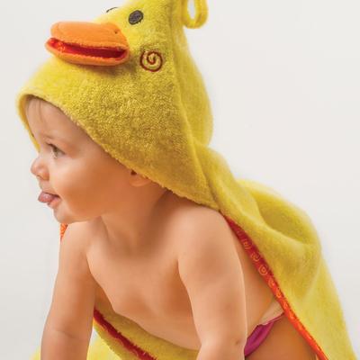 Puddles the Duck Hooded Towel