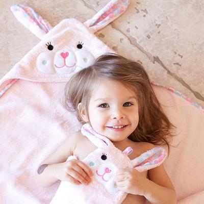 Beatrice the Bunny Hooded Towel