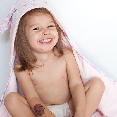 Beatrice the Bunny Hooded Towel