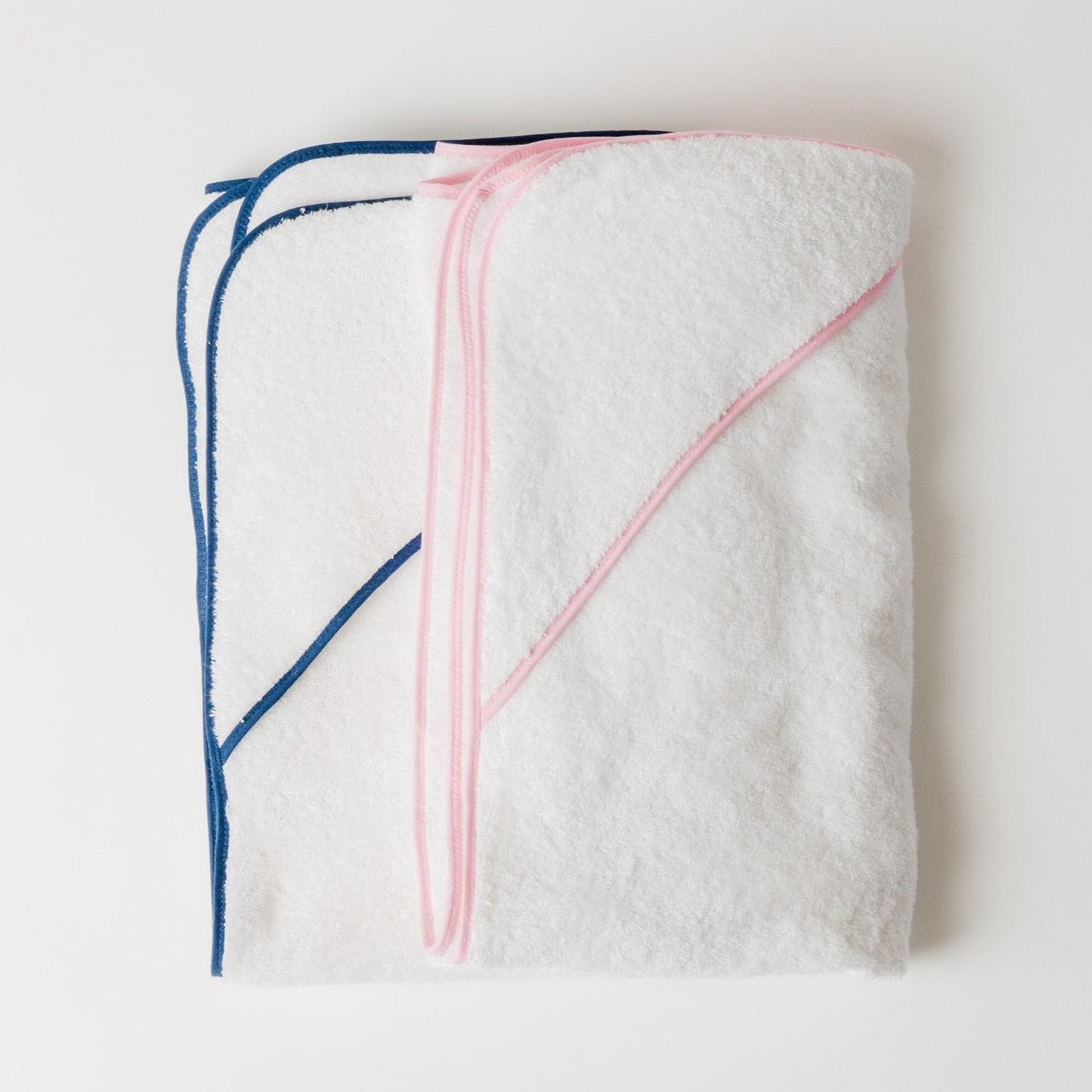Navy Cotton Terry Large Hooded Towel