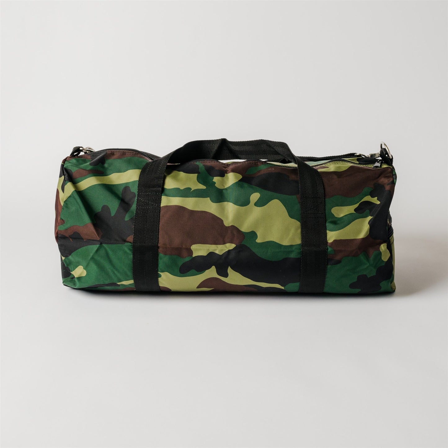 Load image into Gallery viewer, Camo Nylon Weekend Duffel Bag
