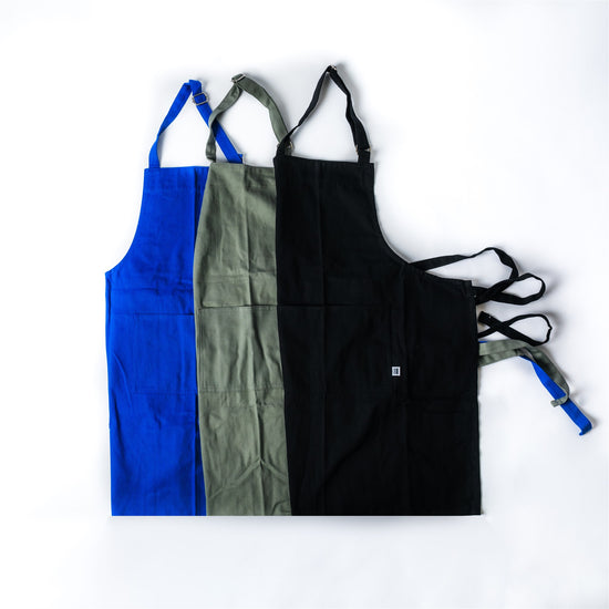 Load image into Gallery viewer, London Grey Chef Apron

