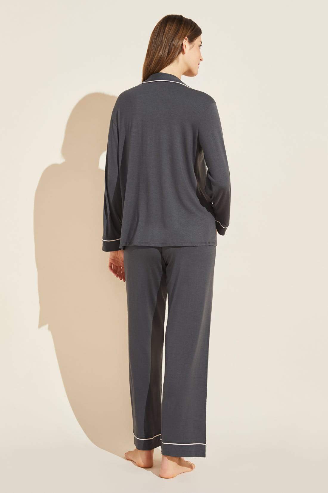 Gisele Graphite/Sorbet Long Sleeve Pant Set