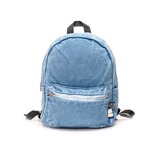 Denim Large Backpack