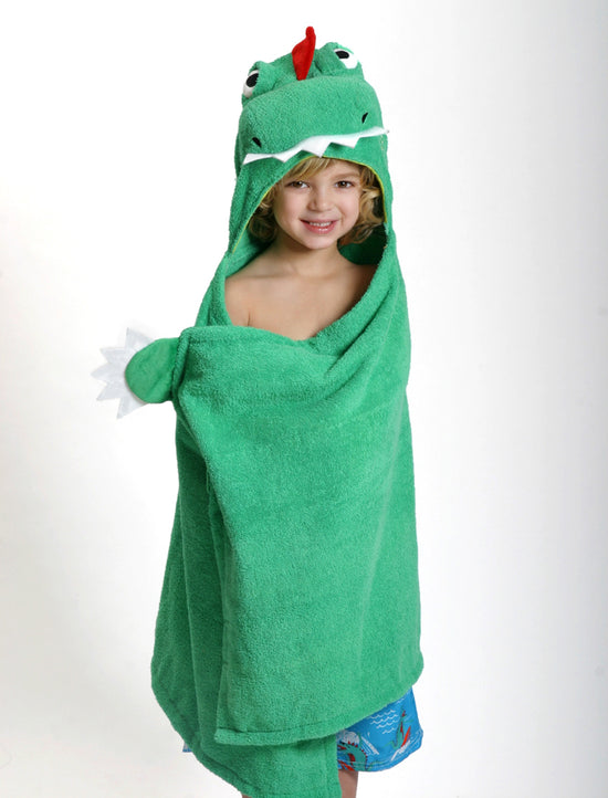 Load image into Gallery viewer, Devin the Dino Hooded Towel
