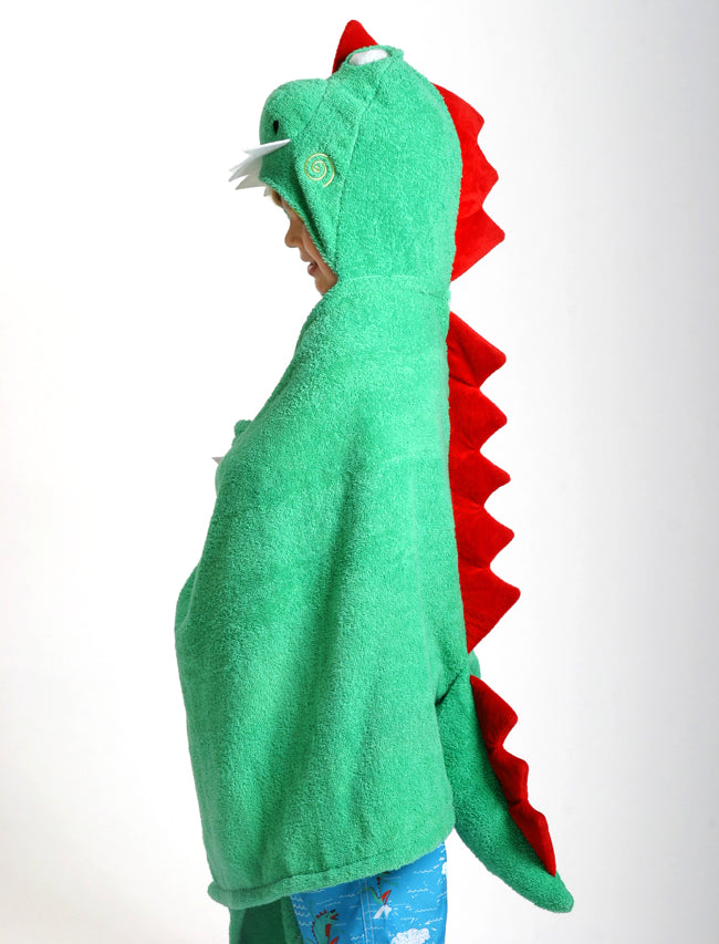 Devin the Dino Hooded Towel