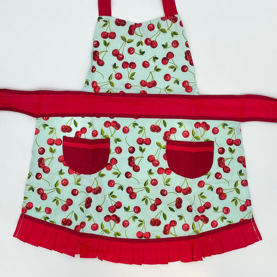 Load image into Gallery viewer, Cherry Sally Children&amp;#39;s Apron
