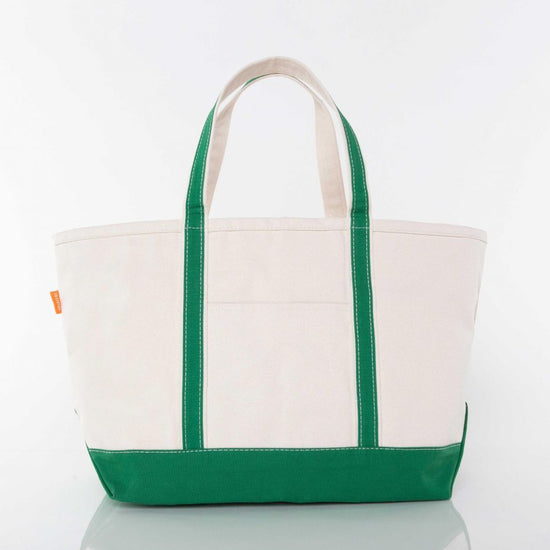 Emerald Large Zippered Tote Bag