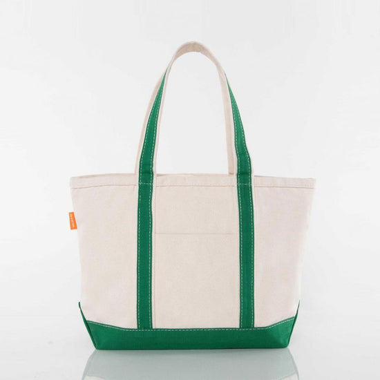 Load image into Gallery viewer, Emerald Medium Zippered Tote Bag
