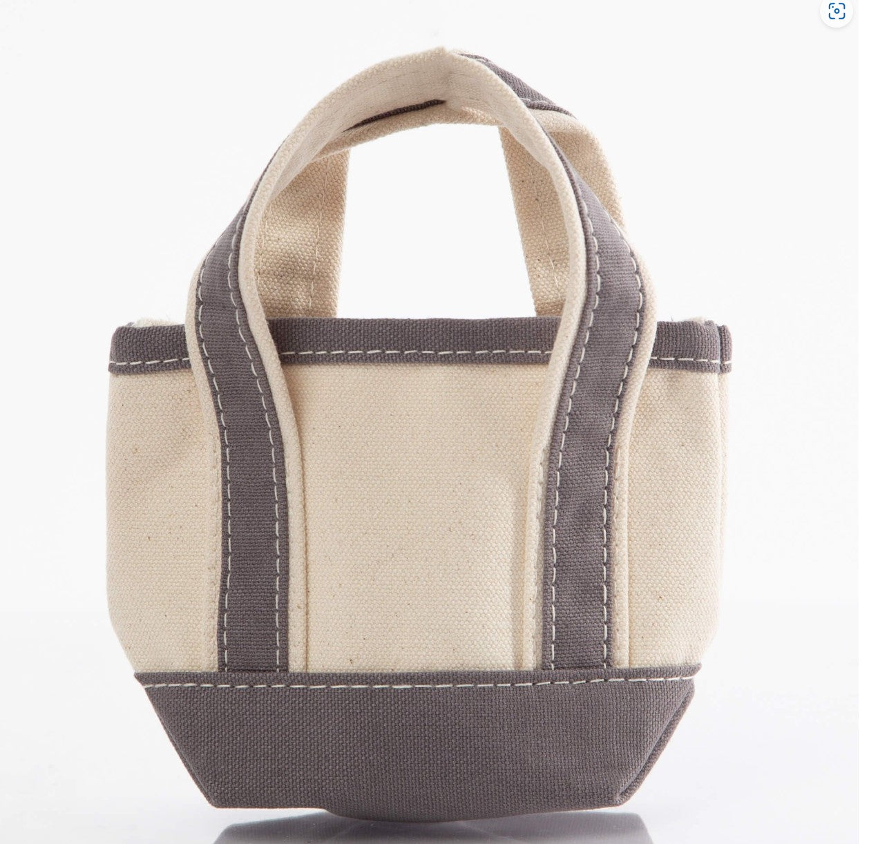 Load image into Gallery viewer, Grey Mini Boat Tote Bag

