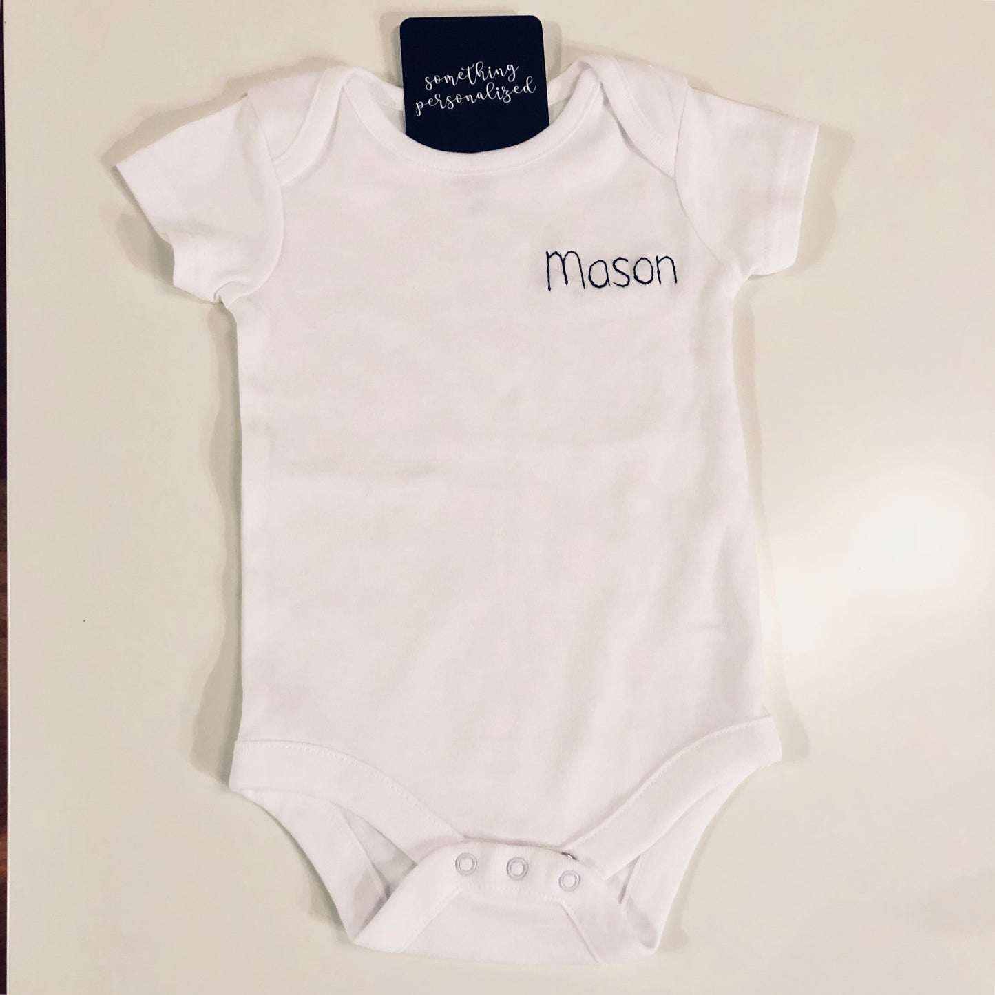 Load image into Gallery viewer, Name Onesie or shirt - Bean Stitch
