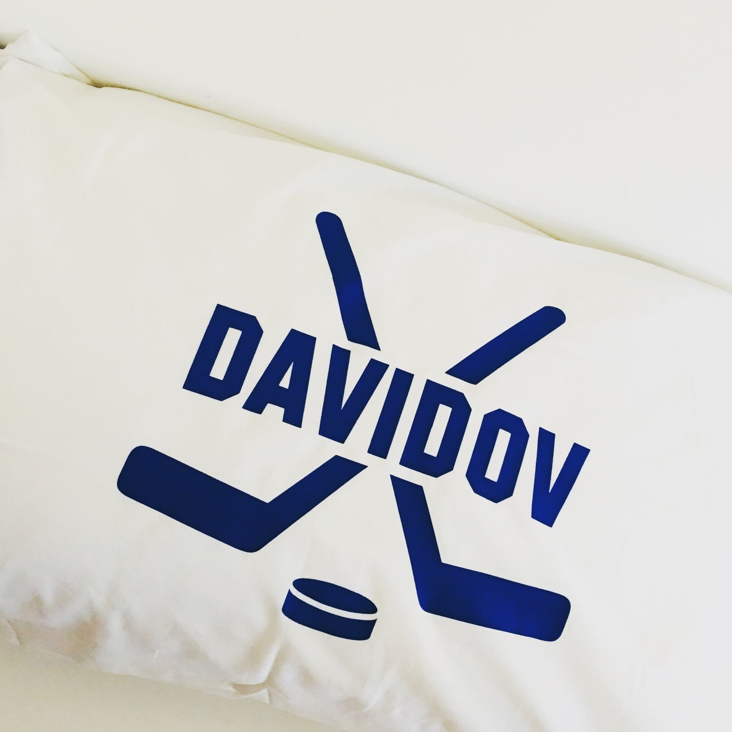 Hockey Name Pillowcase