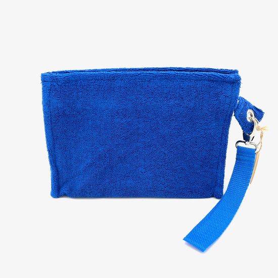 True Blue Small Terry Pouch