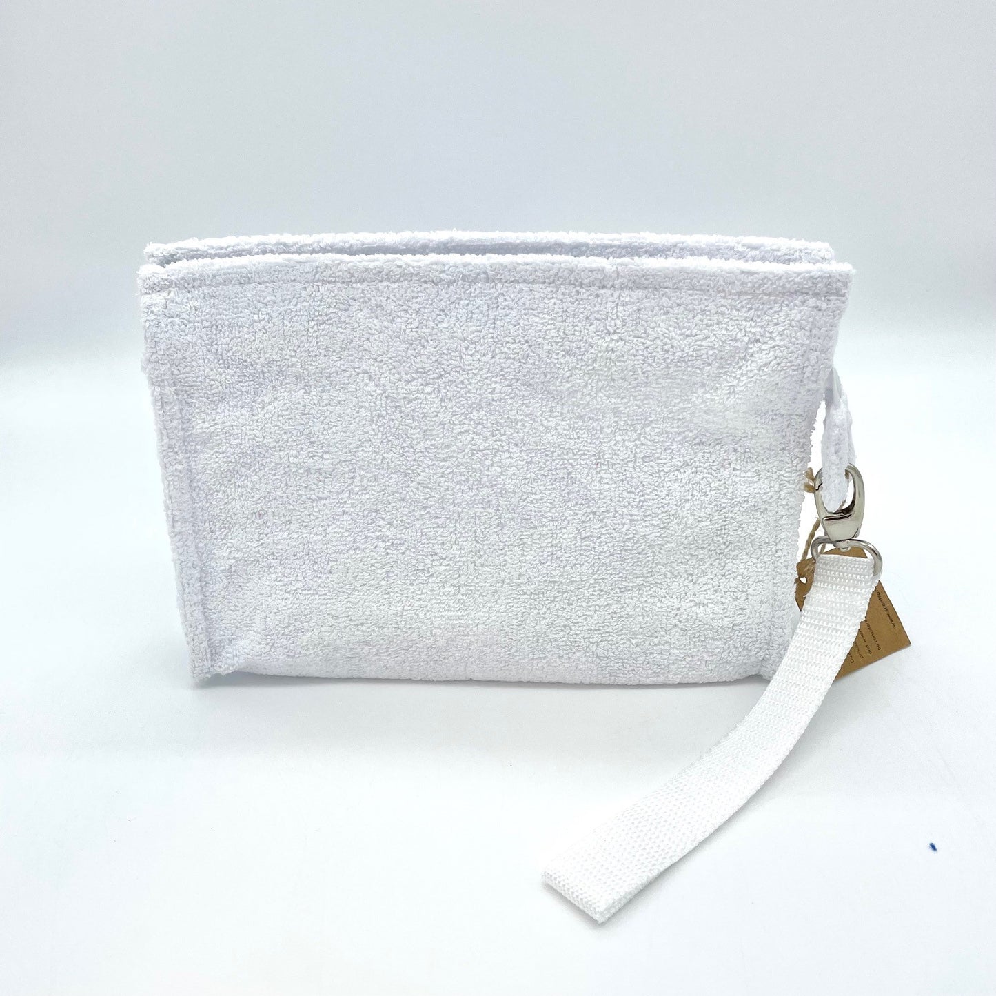 White Small Terry Pouch