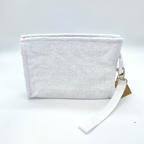 White Small Terry Pouch