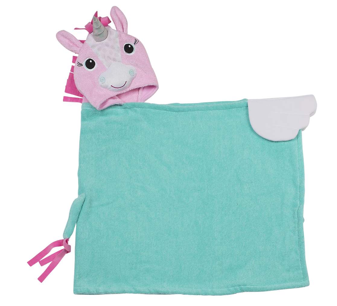 Allie the Unicorn Hooded Towel