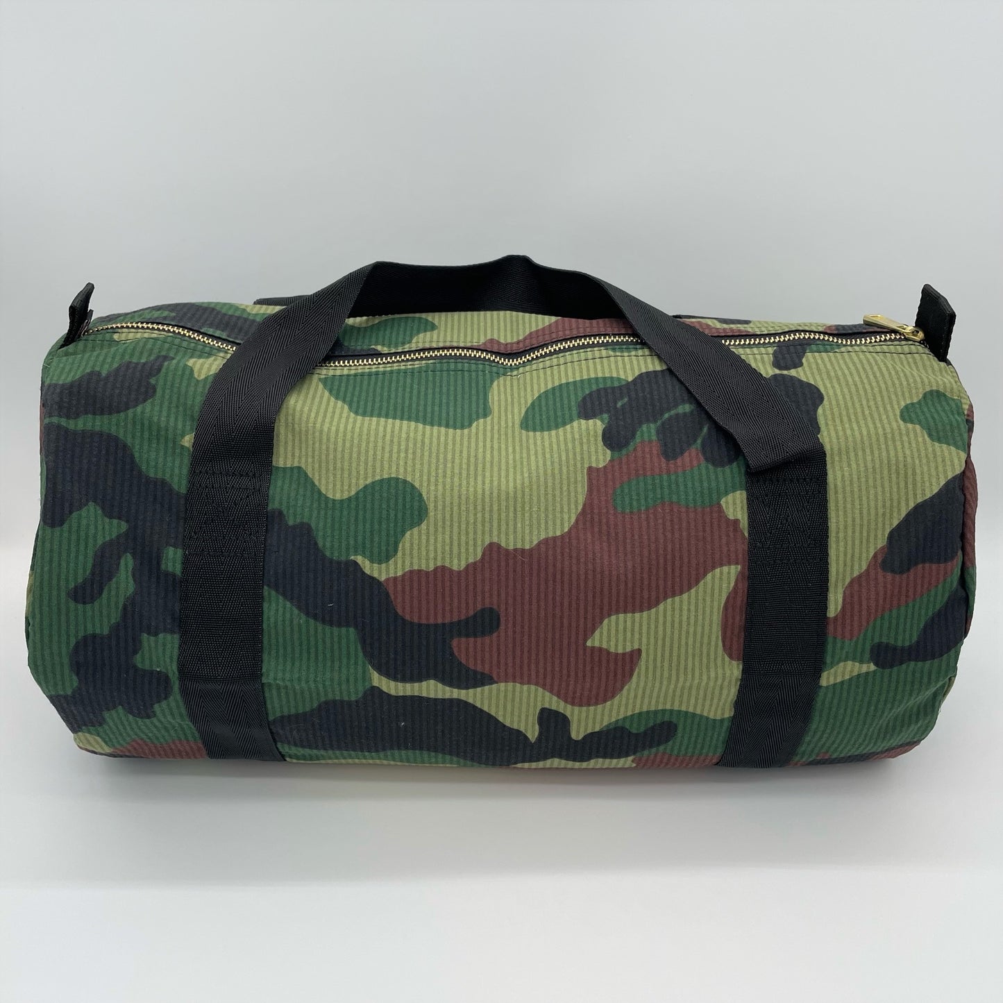 Load image into Gallery viewer, Woodland Camo Medium Duffel Bag
